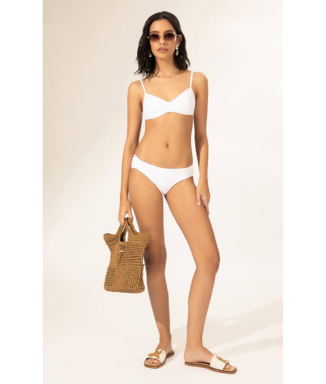 Biquíni Taça Madonna Comfort Clássicos Branco