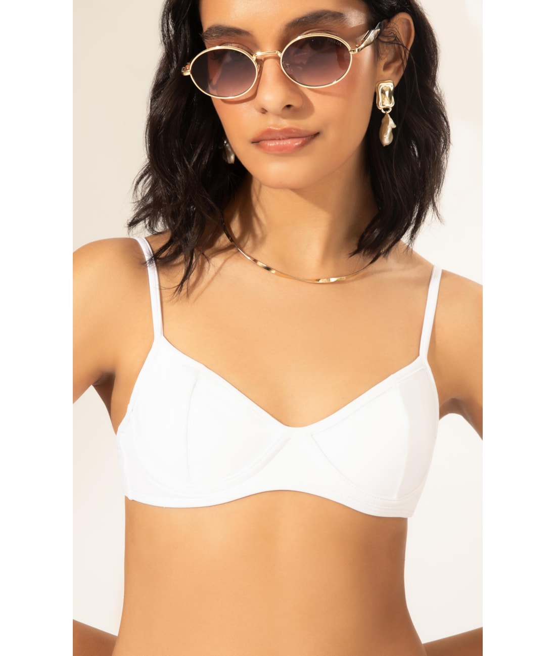 Biquíni Taça Madonna Comfort Clássicos Branco