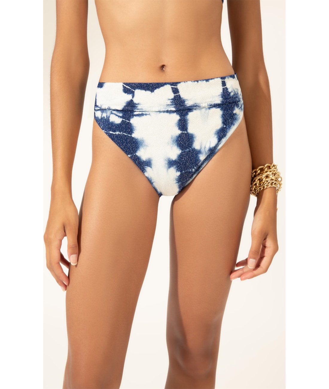 Biquíni Tiras Tie Dye Azul