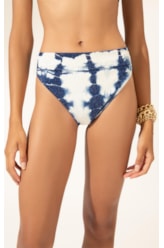 Biquíni Tiras Tie Dye Azul