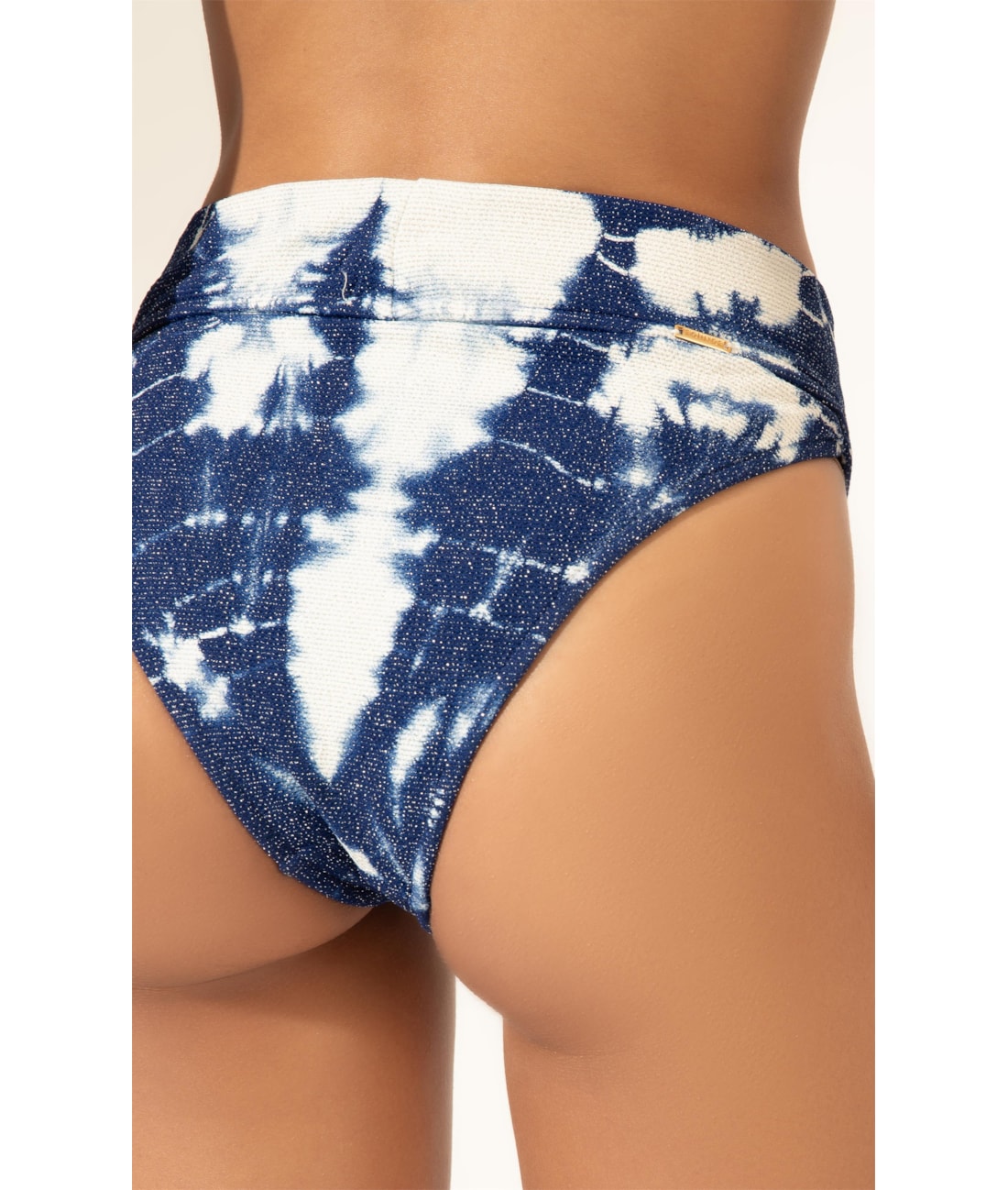 Biquíni Tiras Tie Dye Azul