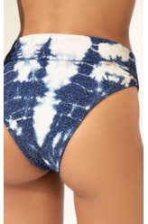 Biquíni Tiras Tie Dye Azul