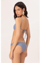 Biquiní Top Frente Única Magic Azul Seco