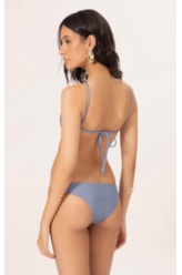 Biquiní Top Frente Única Magic Azul Seco