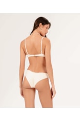 Biquíni Triângulo Detalhe Costas Pop Off White