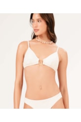 Biquíni Triângulo Detalhe Costas Pop Off White