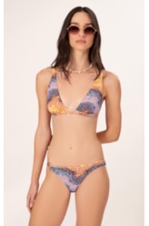 Biquíni Triângulo Fixo Brushed Roxo