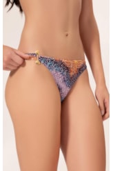 Biquíni Triângulo Fixo Brushed Roxo