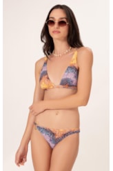 Biquíni Triângulo Fixo Brushed Roxo