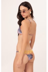 Biquíni Triângulo Fixo Brushed Roxo