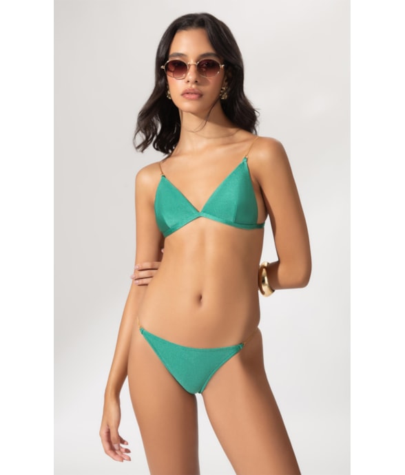 Biquíni Triângulo Fixo Le Soleil Verde Claro