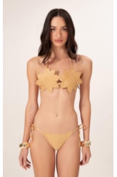 Biquíni Triângulo Fleur Areia