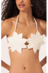 Biquíni Triângulo Fleur Pérola