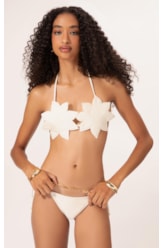 Biquíni Triângulo Fleur Pérola