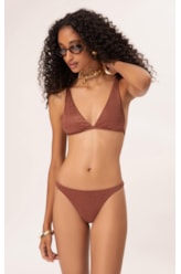 Biquíni Triângulo Longo Nuage Marrrom
