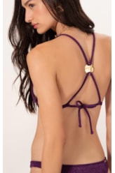 Biquíni Triângulo Longo Nuage Roxo