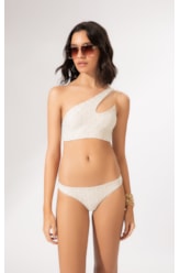 Biquíni Um Ombro Só Eos Off White