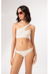 Biquíni Um Ombro Só Eos Off White