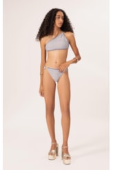 Biquíni Um Ombro Só Viés Versi Azul Jeans Mescla