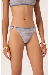 Biquíni Um Ombro Só Viés Versi Azul Jeans Mescla