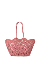 Basket Bag St Barths Salinas Rosa Velho