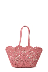 Basket Bag St Barths Salinas Rosa Velho