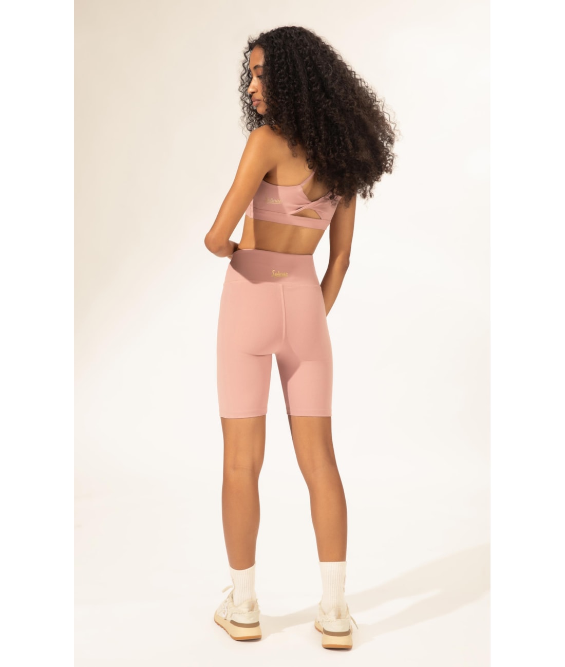 Bermuda Wellness Poliamida Rosa Dusty