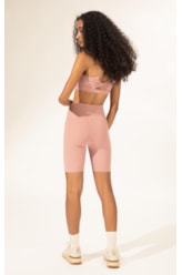 Bermuda Wellness Poliamida Rosa Dusty