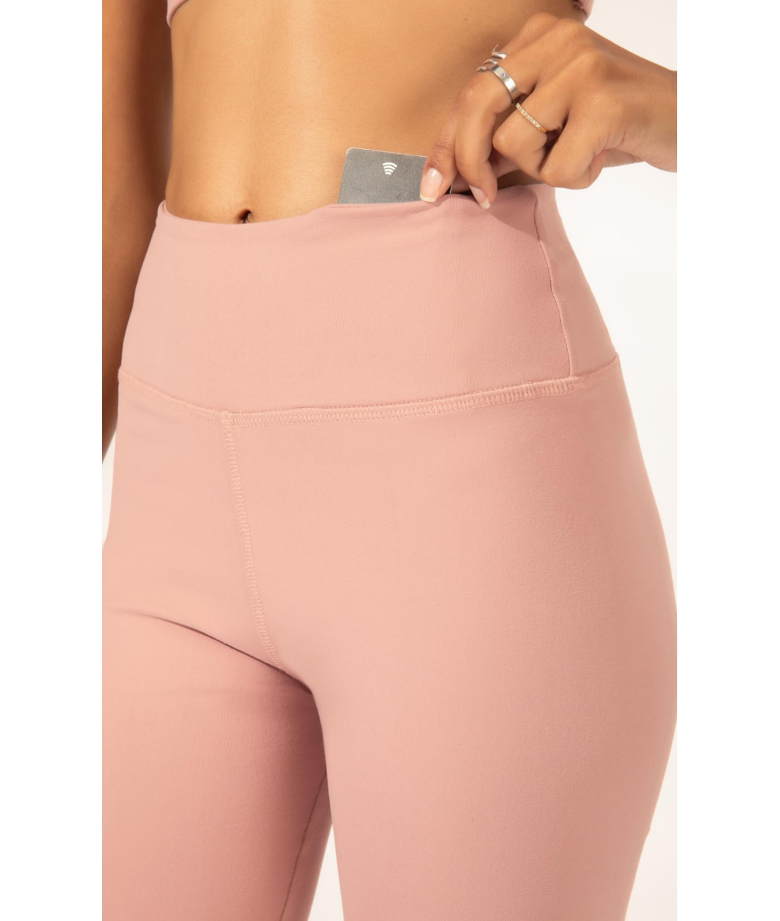 Bermuda Wellness Poliamida Rosa Dusty
