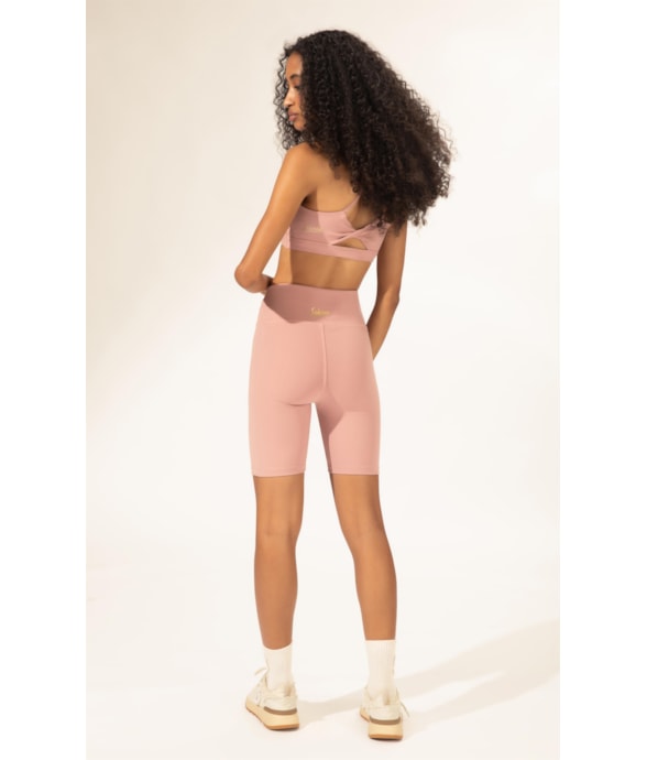 Bermuda Wellness Poliamida Rosa Dusty