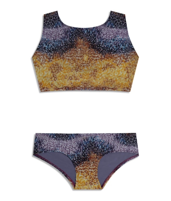 Biquini Cropped Brushed Roxo
