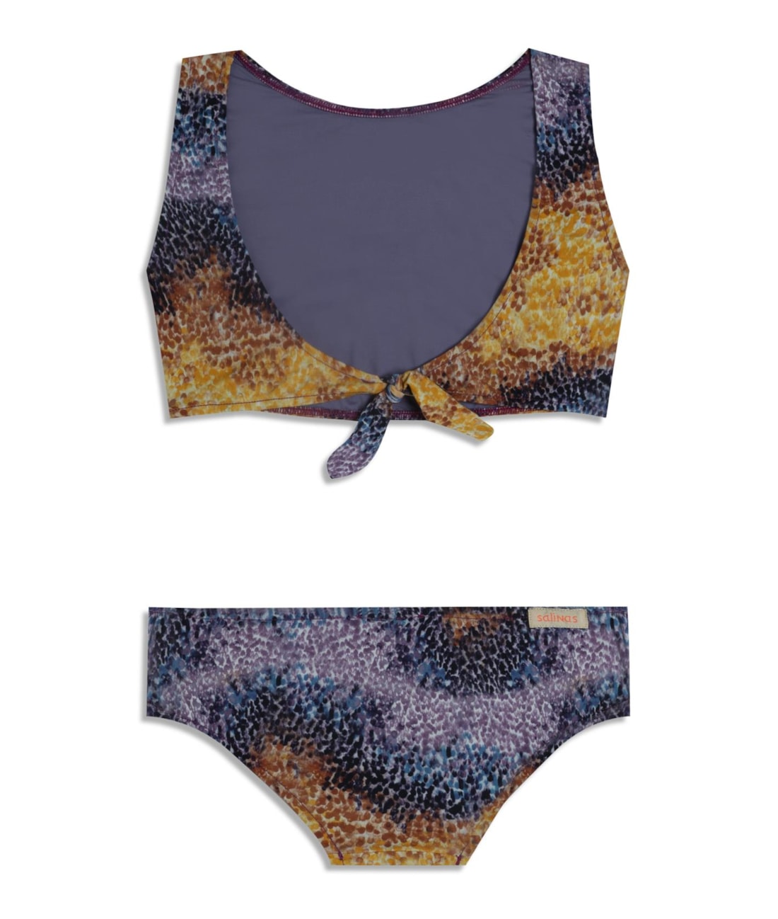 Biquini Cropped Brushed Roxo