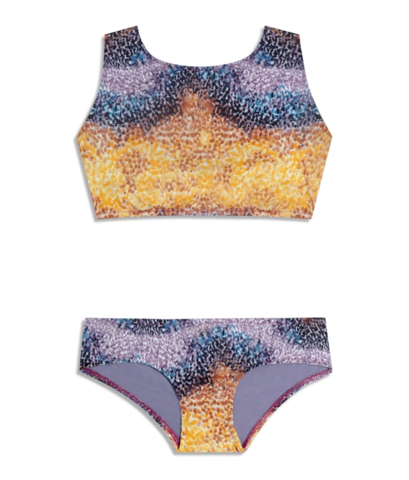 Biquini Cropped Brushed Roxo