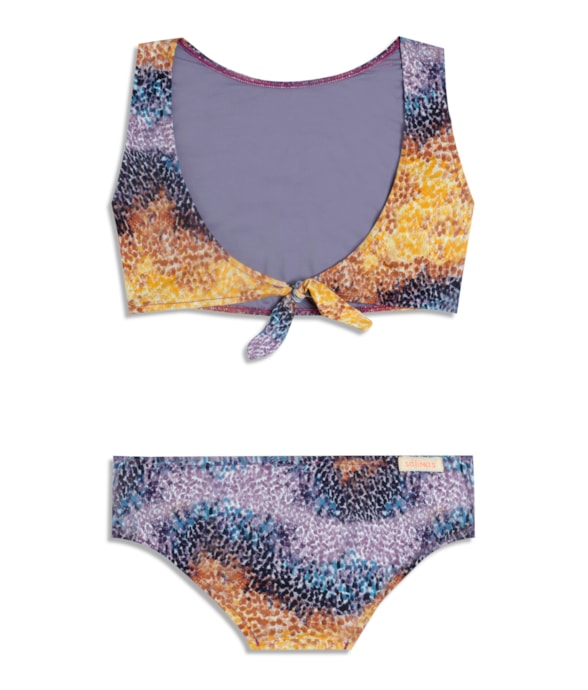 Biquini Cropped Brushed Roxo