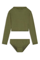 Biquíni Cropped Cannes Verde Militar