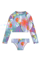 Biquíni Cropped Carandá Infantil Lilas