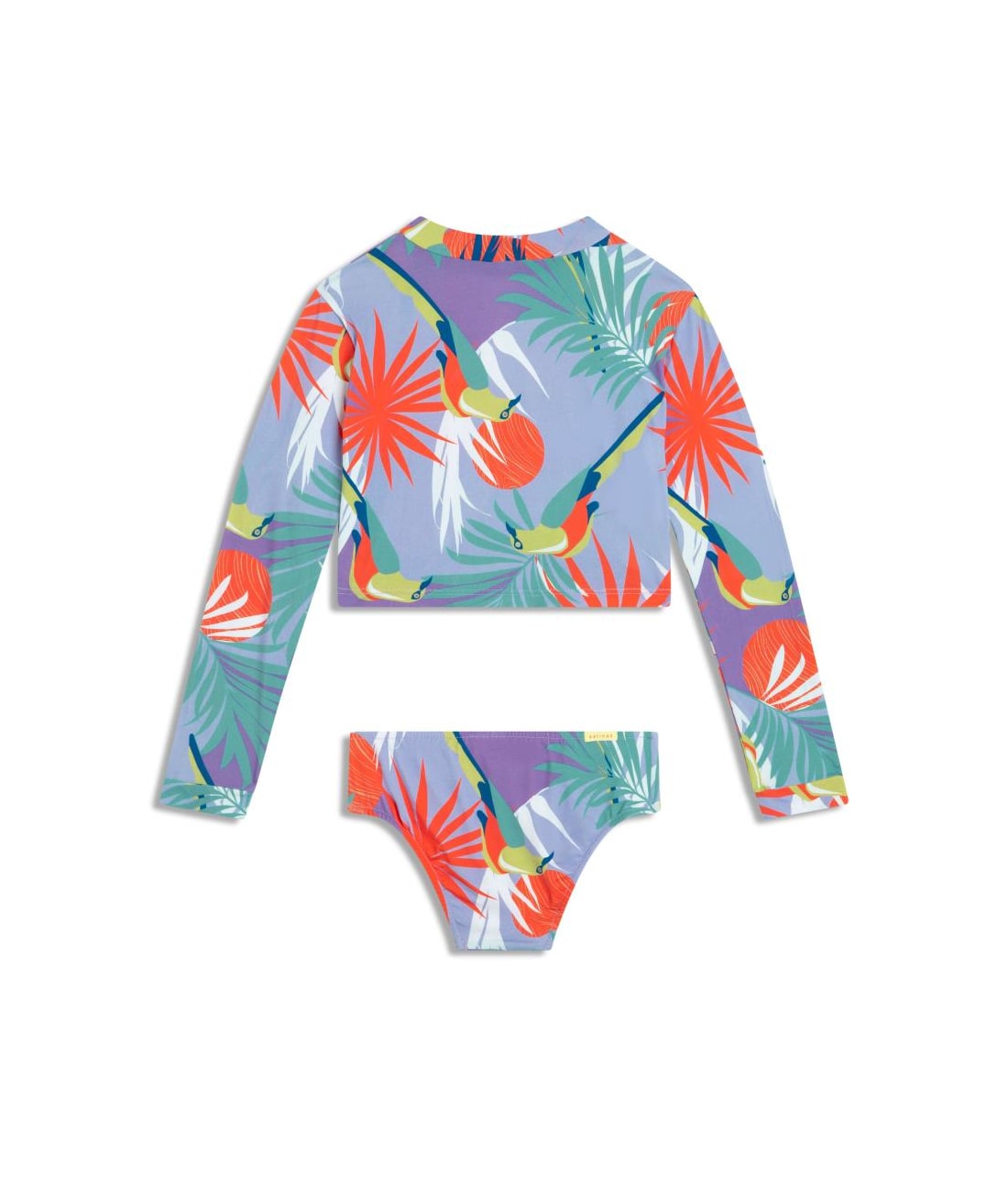 Biquíni Cropped Carandá Infantil Lilas