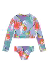 Biquíni Cropped Carandá Infantil Lilas