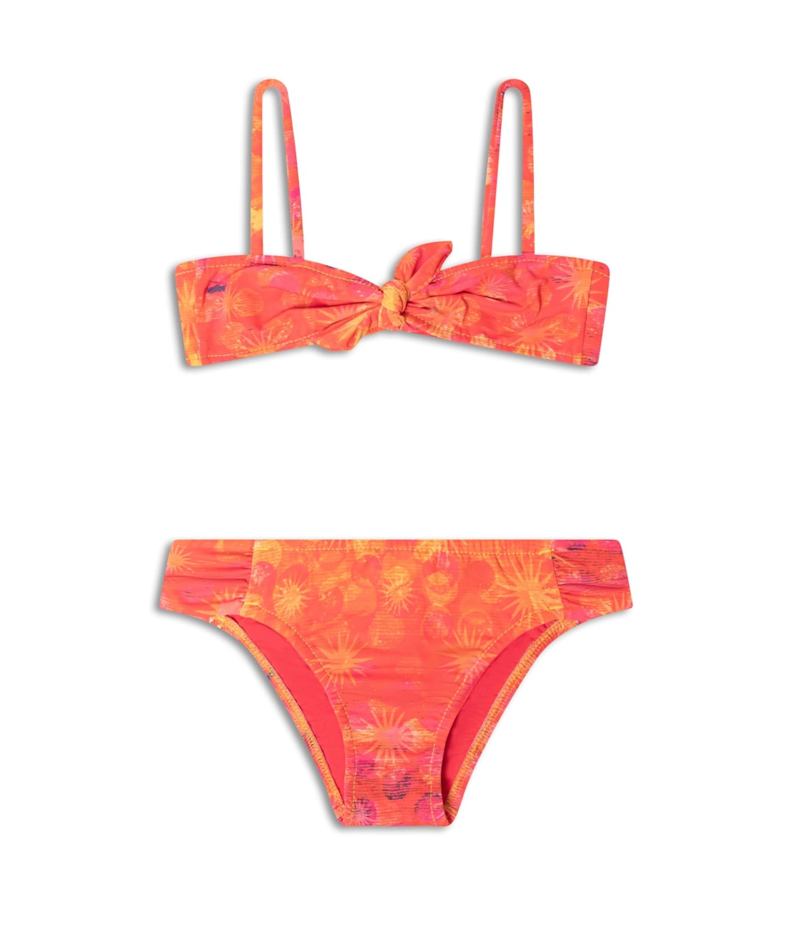 Biquíni Infantil Bustiê Laço Essence Laranja