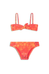 Biquíni Infantil Bustiê Laço Essence Laranja
