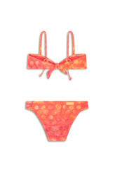 Biquíni Infantil Bustiê Laço Essence Laranja