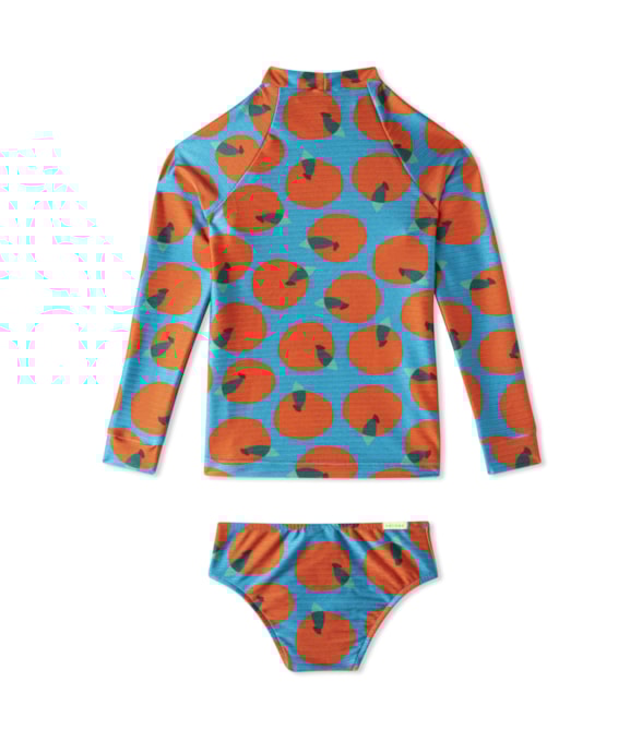 Biquíni Infantil Citrus Azul Claro