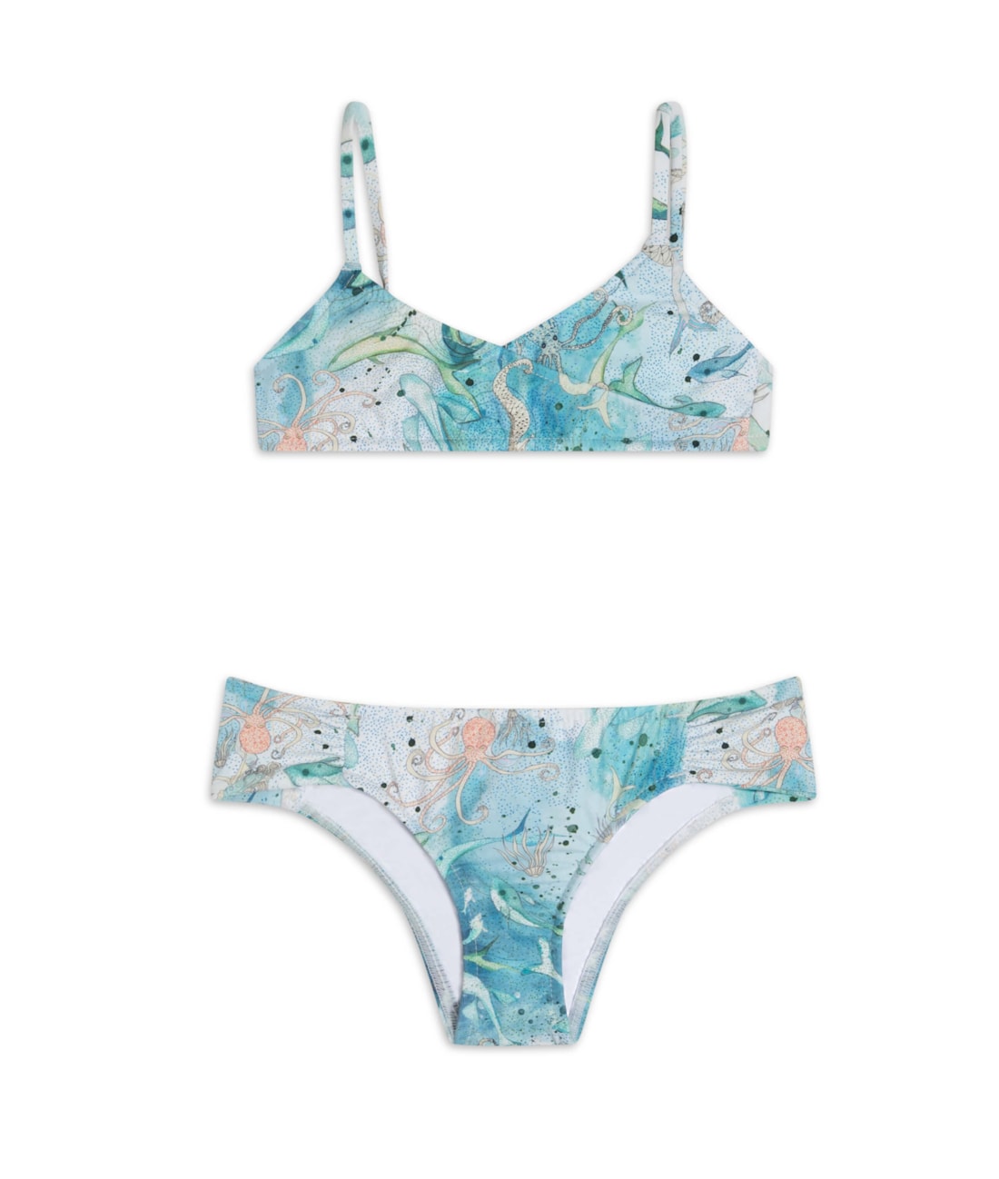 Biquíni Infantil Transpasse Sirena Off White