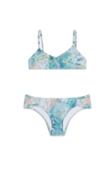 Biquíni Infantil Transpasse Sirena Off White