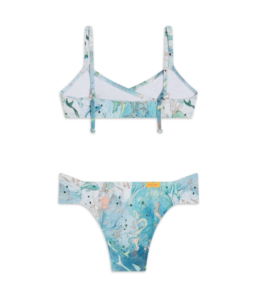 Biquíni Infantil Transpasse Sirena Off White
