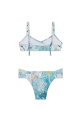Biquíni Infantil Transpasse Sirena Off White