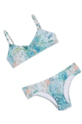 Biquíni Infantil Transpasse Sirena Off White