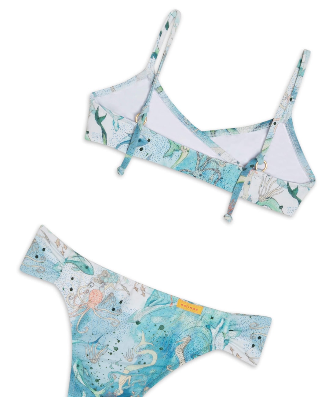 Biquíni Infantil Transpasse Sirena Off White
