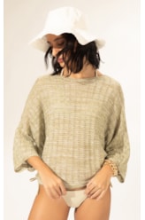 Blusa Ampla Tricot Monâco Verde Claro