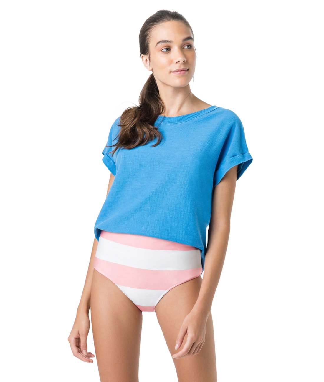 Blusa Basic Summer Marinho